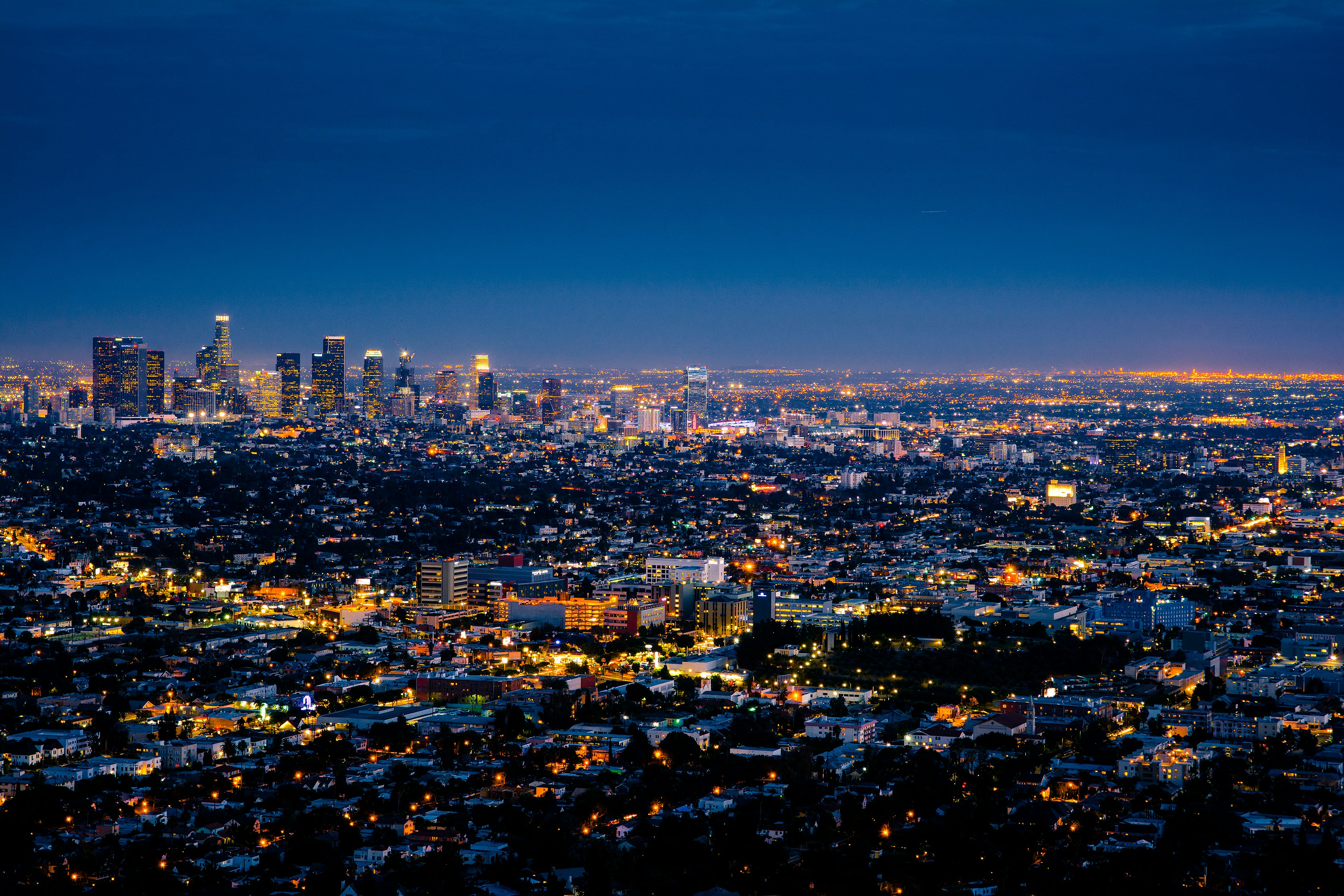 Los Angeles Night Skyline